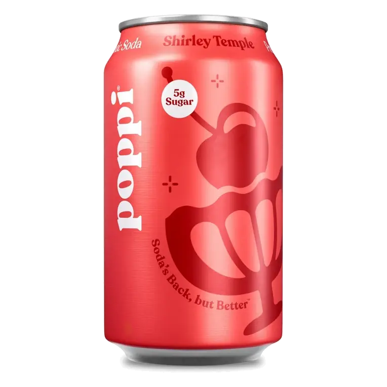 Poppi Shirley Temple, 12 fl oz Can