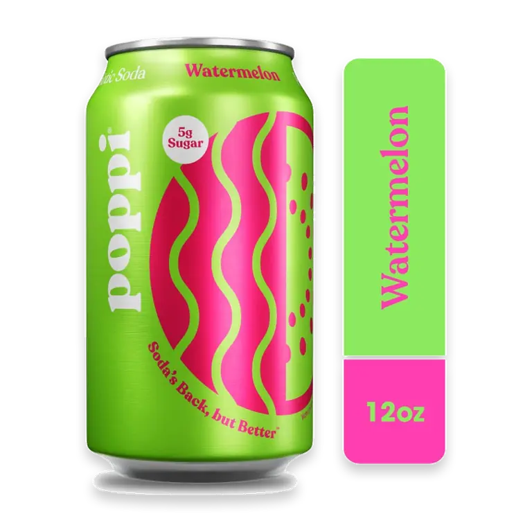 Watermelon Prebiotic Soda Can
