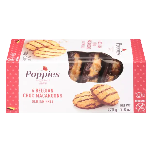 Gluten Free Belgian Choc Macaroons - 6 ct