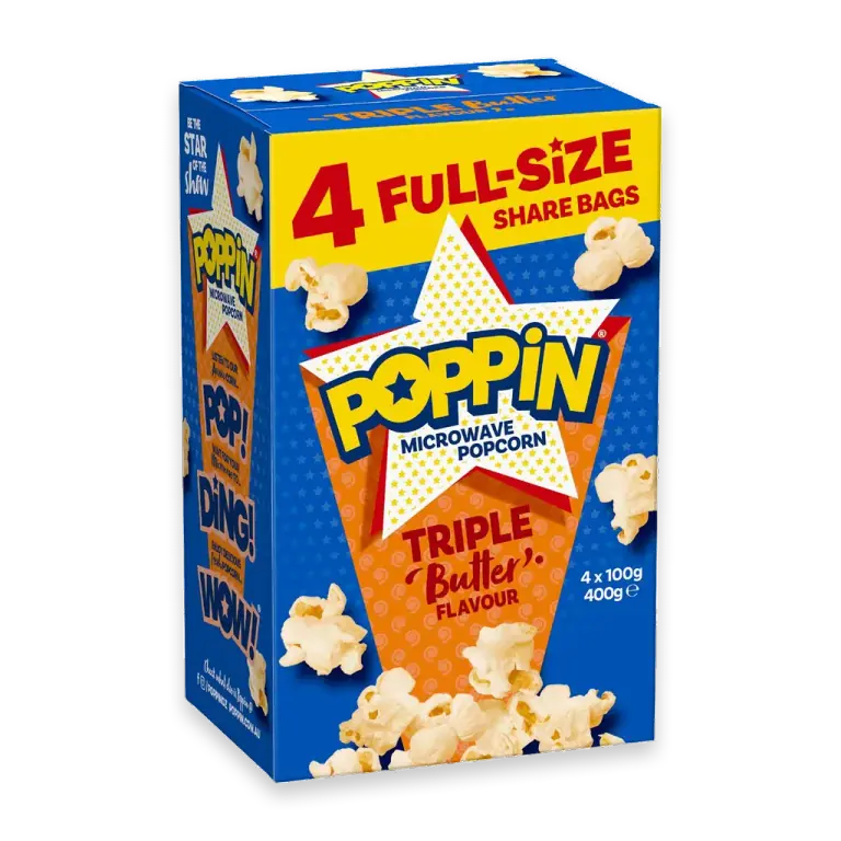 Microwave Popcorn Triple Butter Flavour Explosion