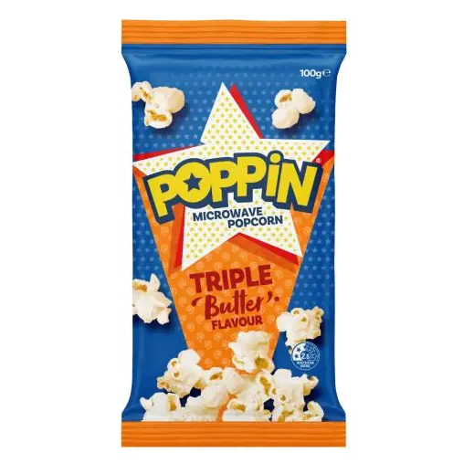 Microwave Popcorn Triple Butter