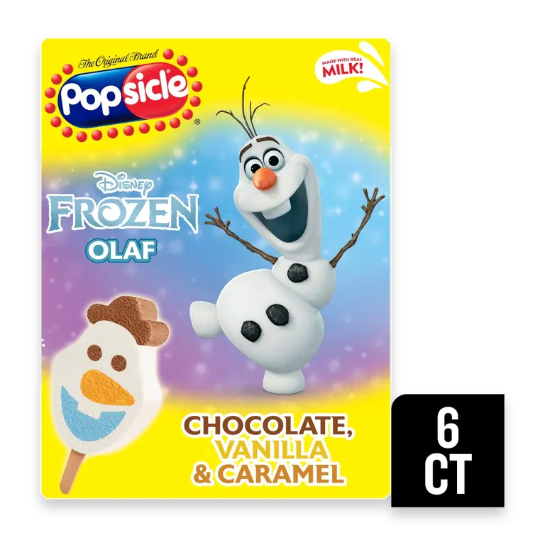 Frozen Dessert Bars Disney Frozen Olaf 6 PC