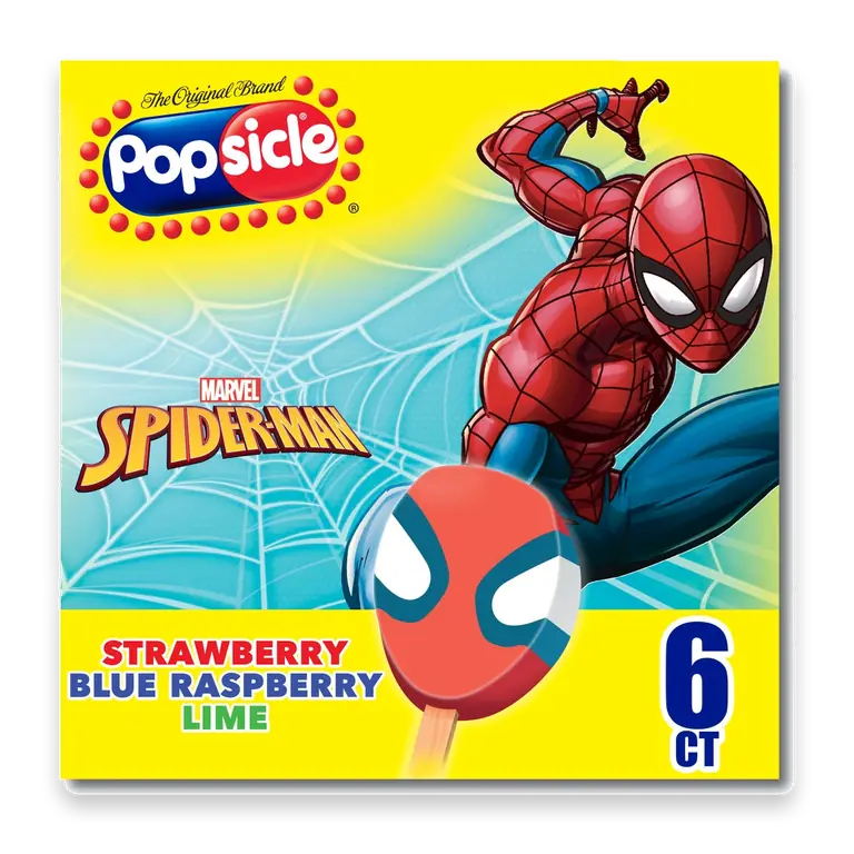 Ice Cream Spiderman Facepiece Bar
