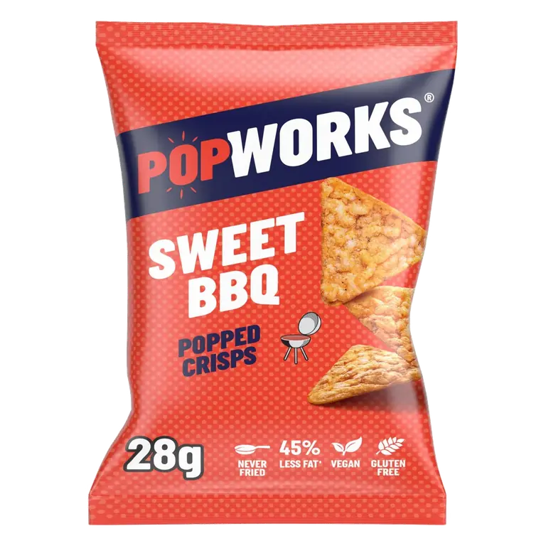 Sweet BBQ Popped Crisps