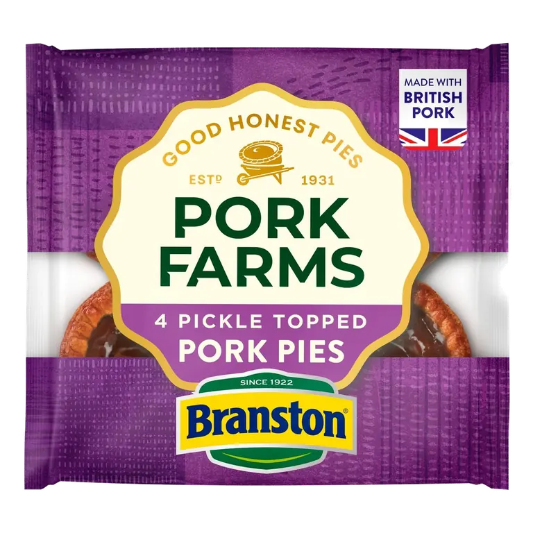 4 Branston Pies