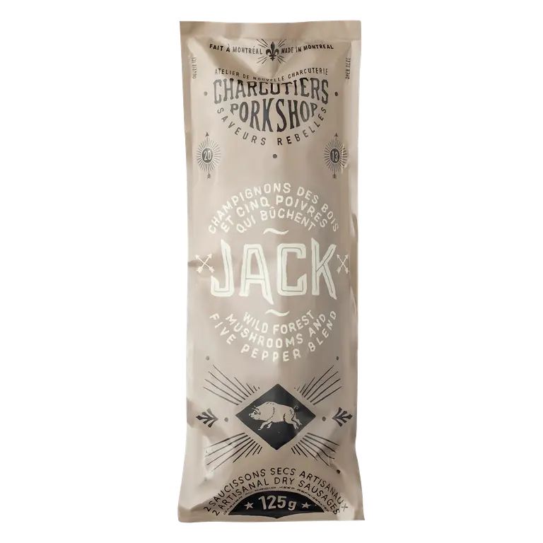 Jack Sausage Wild Forest Mushrooms & Five Pepper Blend 125 g