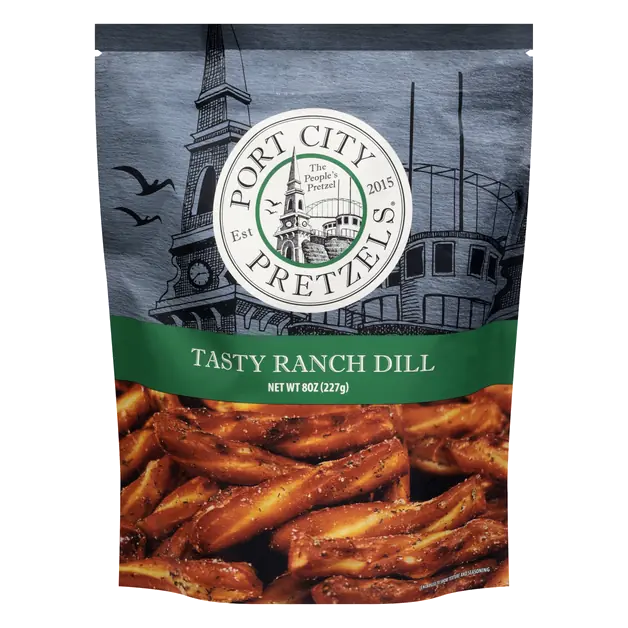 Port City Tasty Ranch Dill Flavored Pretzels