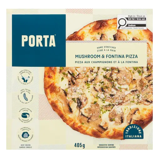 Frozen Pizza Mushroom & Fontina 405 g