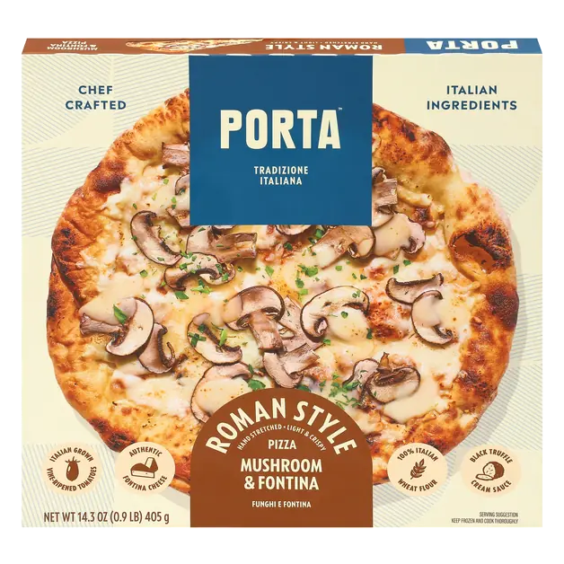 Italian Grown Roman Style Mushroom & Fontina Pizza Frozen