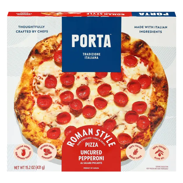Uncured Pepperoni Pizza Frozen