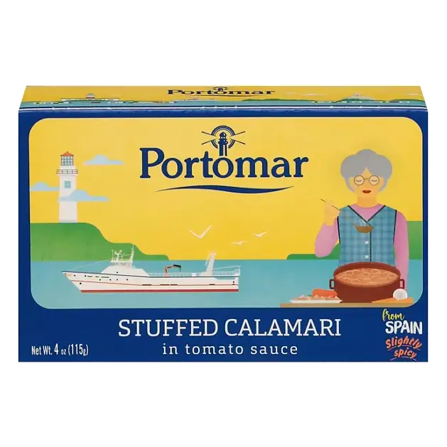 Stuffed Calamari in Tomato Sauce