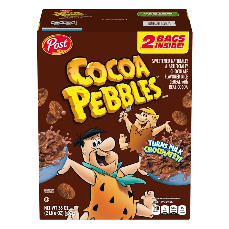 Cocoa Pebbles Chocolate Flavored Rice Cereal