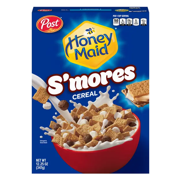 Honey Maid S'mores Graham Cracker & Chocolate Cereal w/Marshmallows
