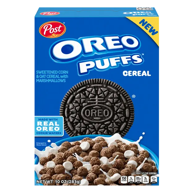 OREO Puffs Chocolate Cereal with Marshmallows