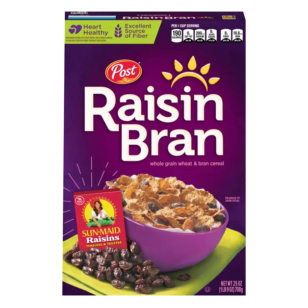 Raisin Bran Whole Grain Cereal with Fiber