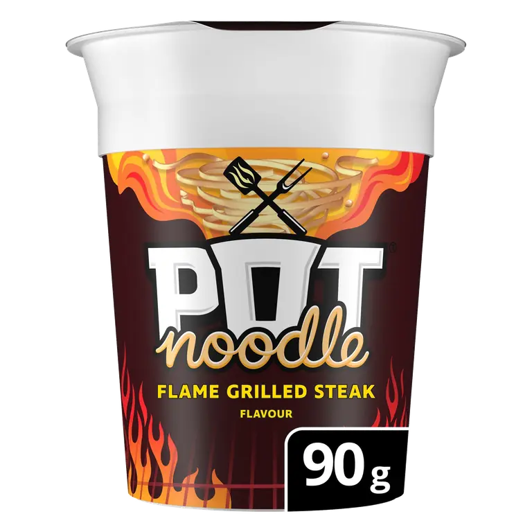 Pot Noodle Flame Grilled Steak Instant Noodles 90 g