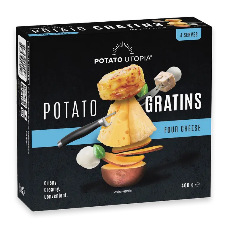 Four Cheese Potato Gratin