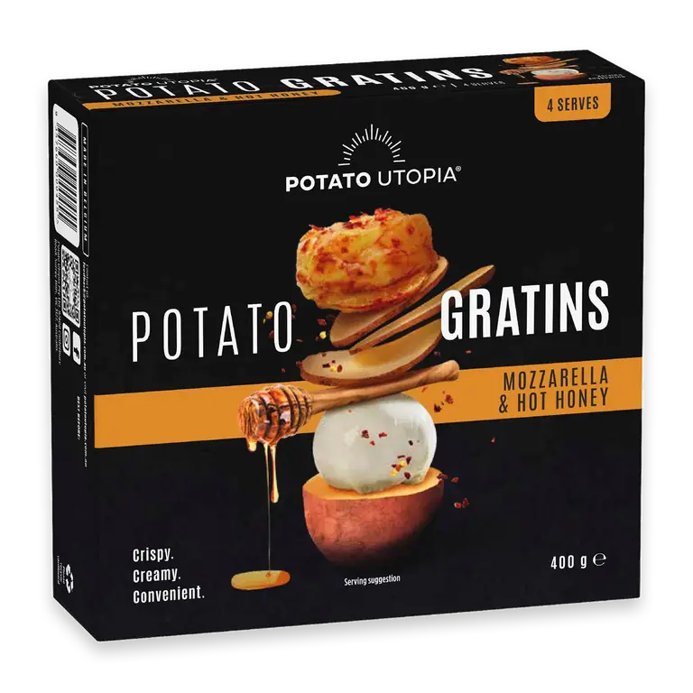 Potato Gratins Mozzarella & Hot Honey