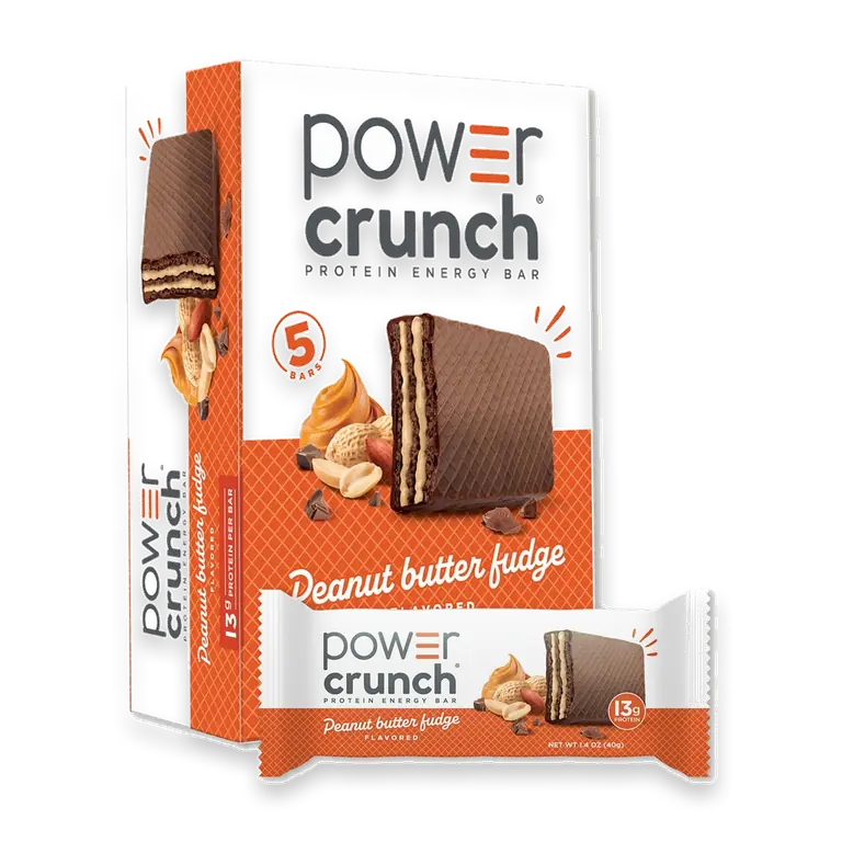 Protein Energy Bars Peanut Butter Fudge Box