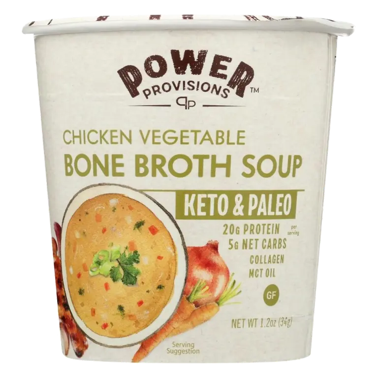 Chicken Vegetable Bone Broth Soup