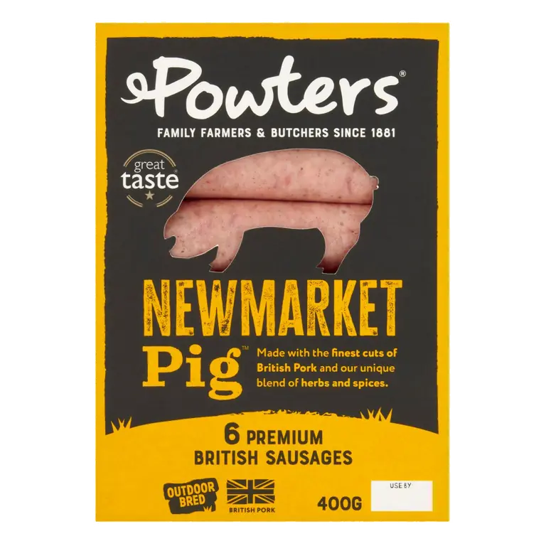 Newmarket Sausages x6 400g