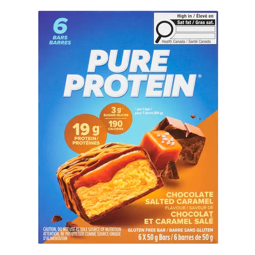Pure Protein Bar Chocolate Salted Caramel 6 x 50 g