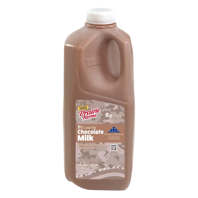 Prairie Farms 1% Chocolate Milk, 64 fl oz