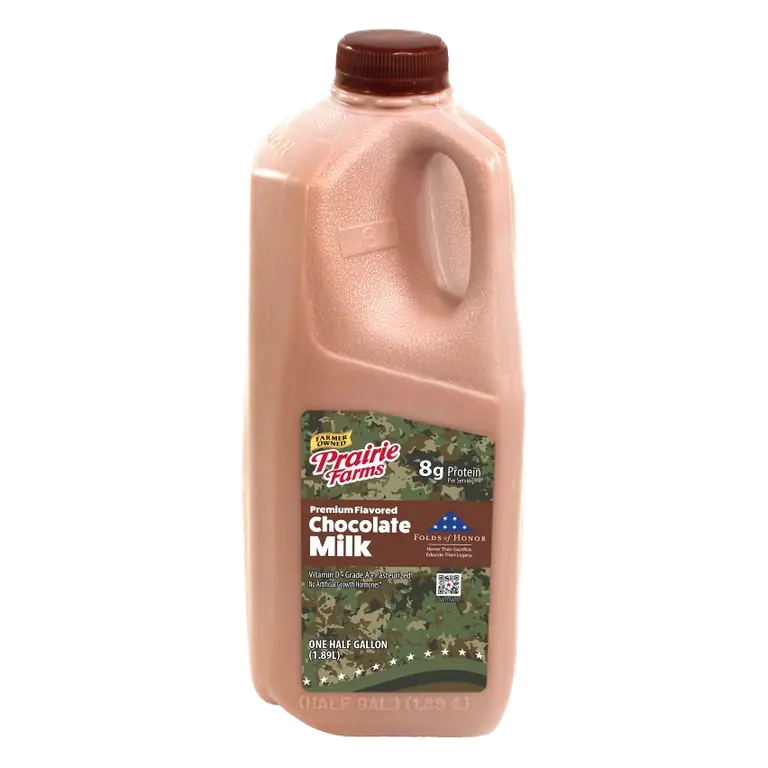 Prairie Farms Whole Chocolate Milk, 64 fl oz
