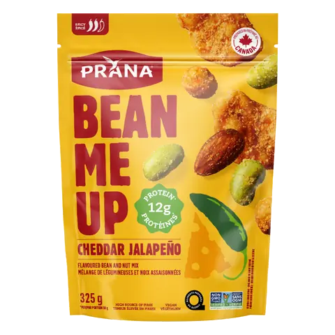 Bean Me Up Bean And Nut Mix Cheddar Jalapeno Spicy Crunchy 325 g