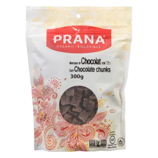 Organic 70% Dark Chocolate Chunks 300 g