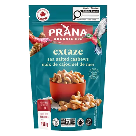 Organic Extaze Cashews Sea Salt 150 g