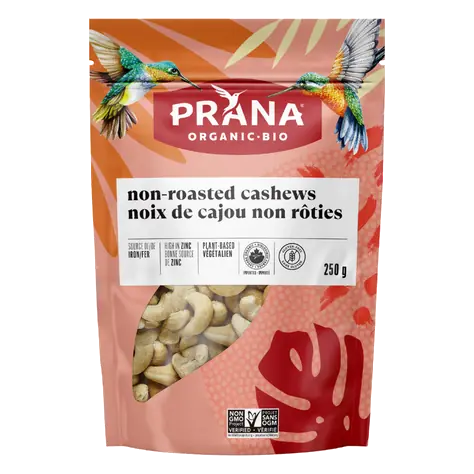 Organic Gluten-Free Cashews Non Roasted 250 g