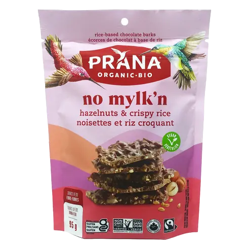 Organic Gluten-Free Chocolate Bark Hazelnuts & Crispy Rice 95 g