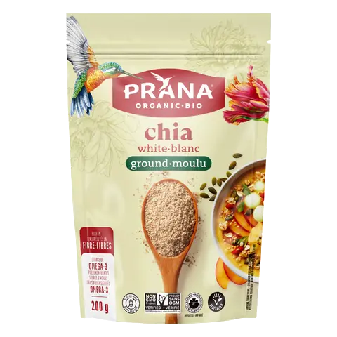 Organic Ground Chia Seeds White 200 g