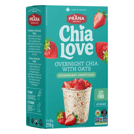 Organic Overnight Chia Strawberry Shortcake 250 g