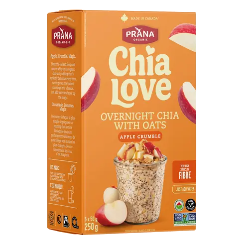 Organic Overnight Chia With Oats Apple Crumble 250 g