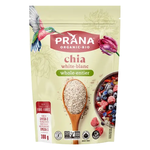 Organic Whole Chia Seeds White 300 g