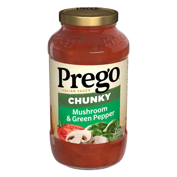 Chunky Mushroom & Green Pepper Italian Pasta Sauce