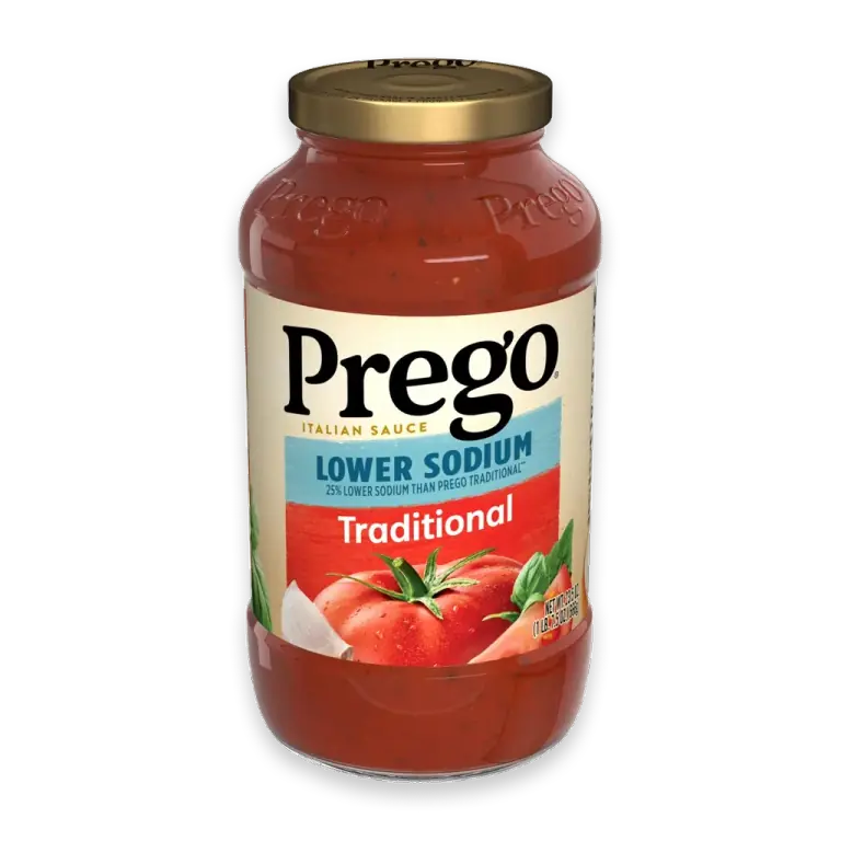 Traditional Lower Sodium Pasta Sauce, 23.5 oz Jar