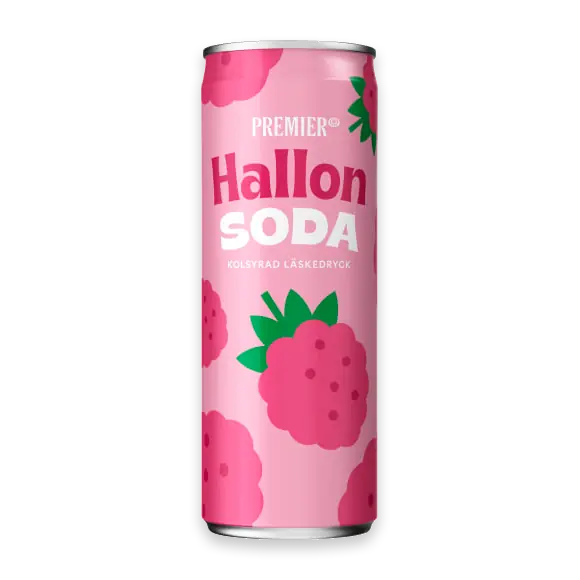Premier Hallonsoda