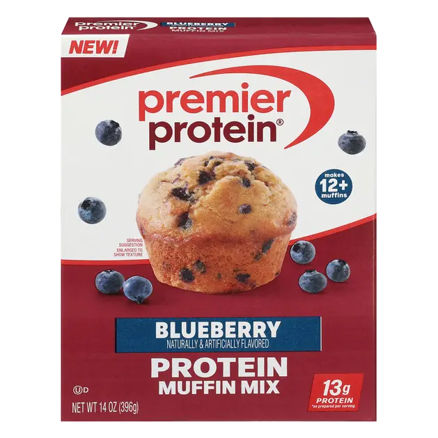 Premier Protein Blueberry Protein Muffin Mix 14 oz
