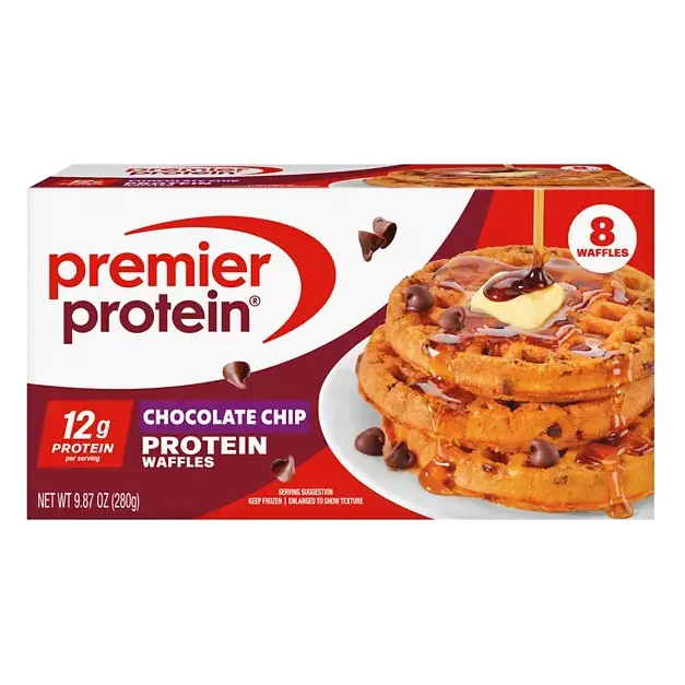 Chocolate Chip Protein Waffles