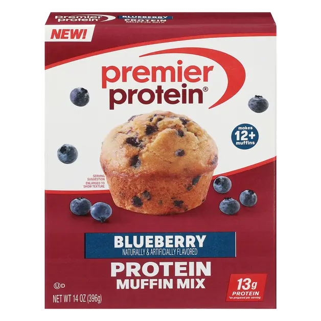 Premier Blueberry 13g Protein Muffin Mix