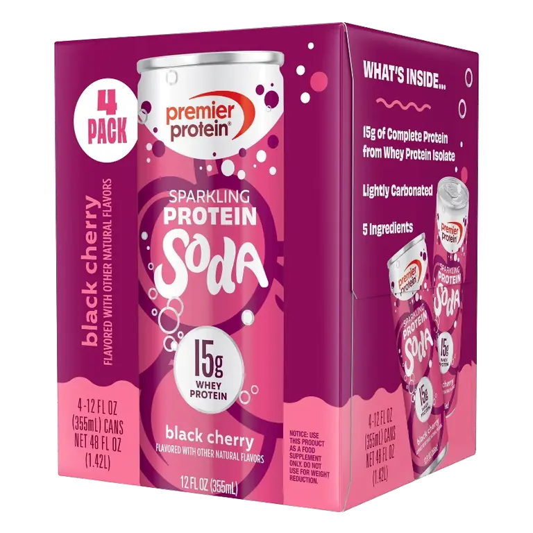 Premier Protein Ready To Drink Black Cherry Protein Shakes - 15g Protein - 4pk/ 12 fl oz