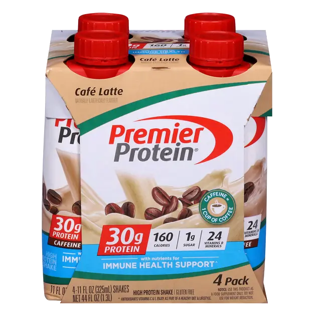 Shake, Café Latte, 30g Protein, 11 Fl Oz, 4 Ct