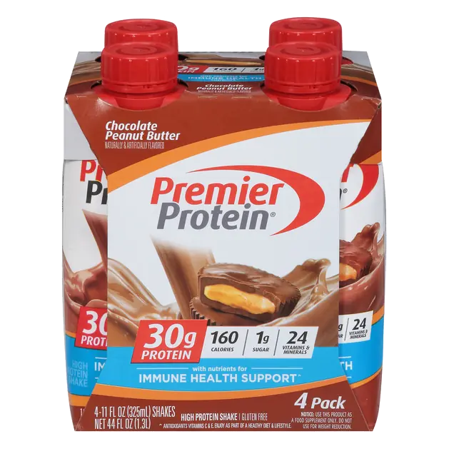 Shake, Chocolate Peanut Butter, 30g Protein, 11 Fl Oz, 4 Ct