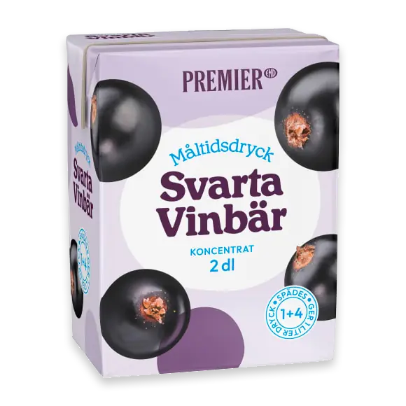 Premier Svarta Vinbär Måltidsdryck
