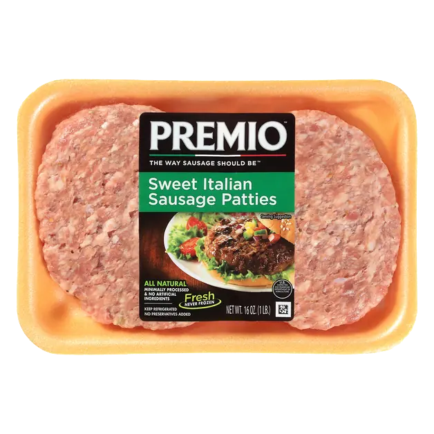 Sweet Italian Sausage Patties - 4 ct
