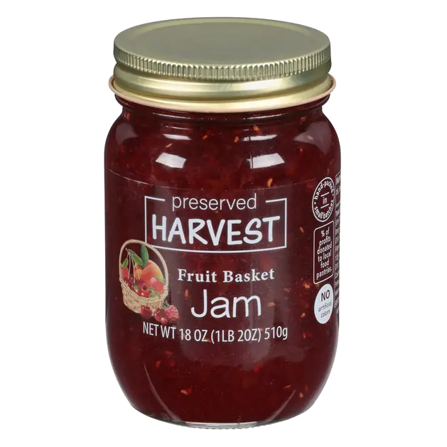 Preserved Harvest Fruit Basket Jam 18 oz