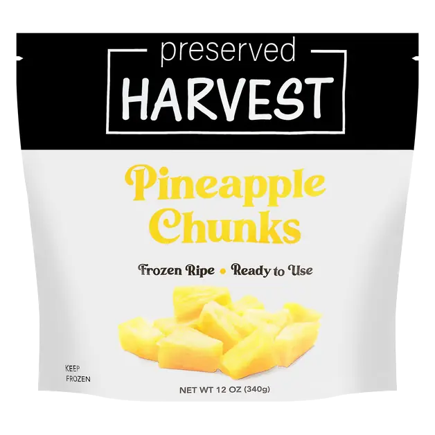 Preserved Harvest Pineapple Chunks 12 oz